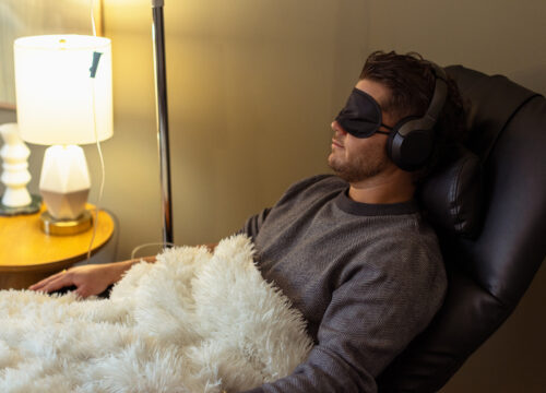 Photo of a Captivate patient receiving ketamine therapy
