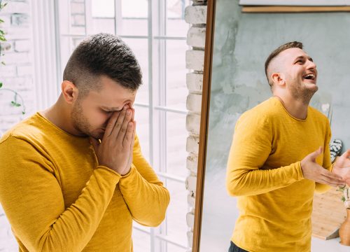 Photo of a man with bipolar disorder