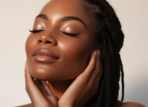 Woman glowing after Beauty IV Therapy