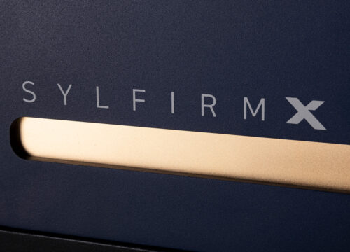Close up image of the Sylfirm X machine