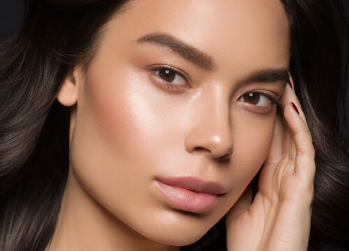 Woman showing off her glowing skin after Sylfirm X RF Microneedling treatments