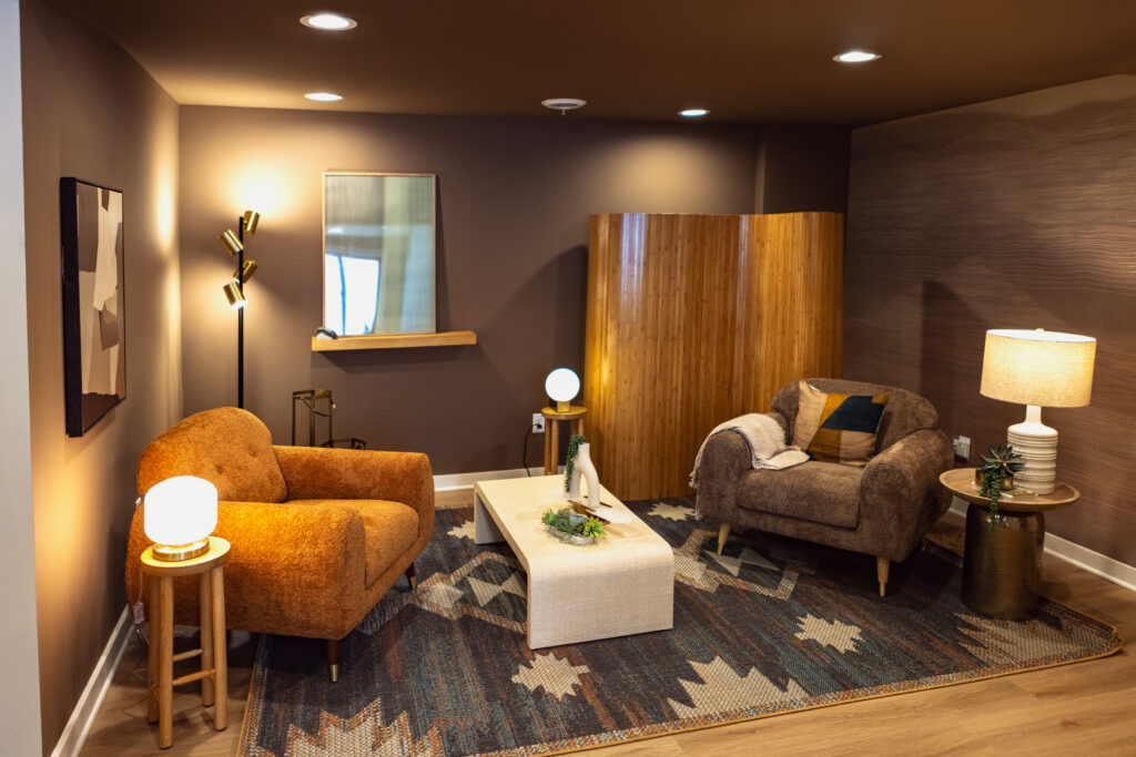 Photo of our ketamine therapy treatment room