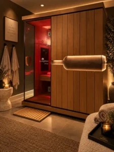 Sunlighten mPulse infrared sauna at Captivate Wellness